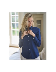 T-4003-Womens Casual Twill Shirt 2
